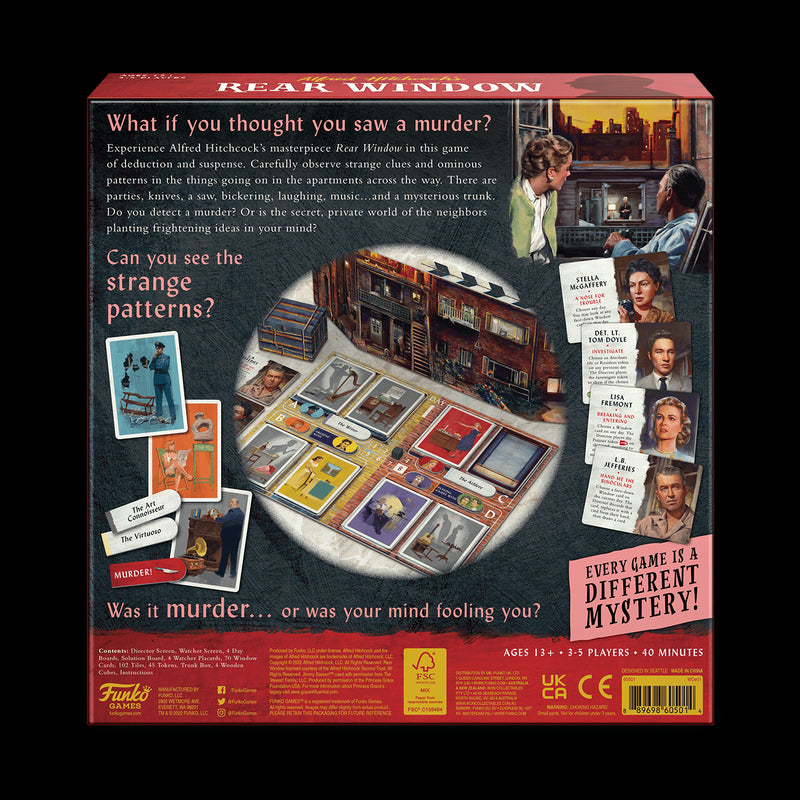 Funko Games Alfred Hitchcock’s Rear Window Game