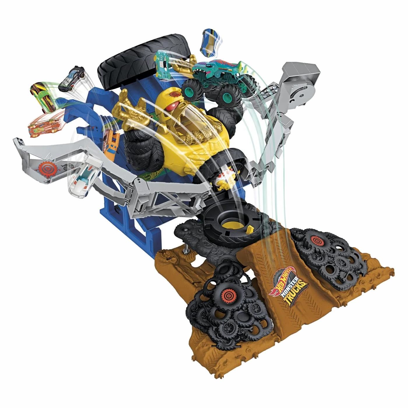 Hot Wheels Mega-Wrex vs Crushzilla