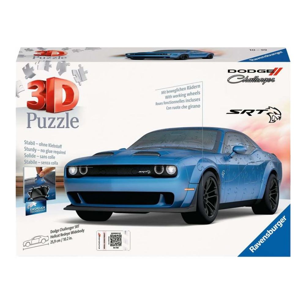 Dodge Challenger Widebody 3D Puzzle - Hellcat Redeye, 108pc