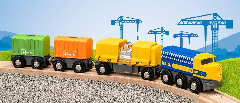 BRIO World Three Wagon Cargo Train