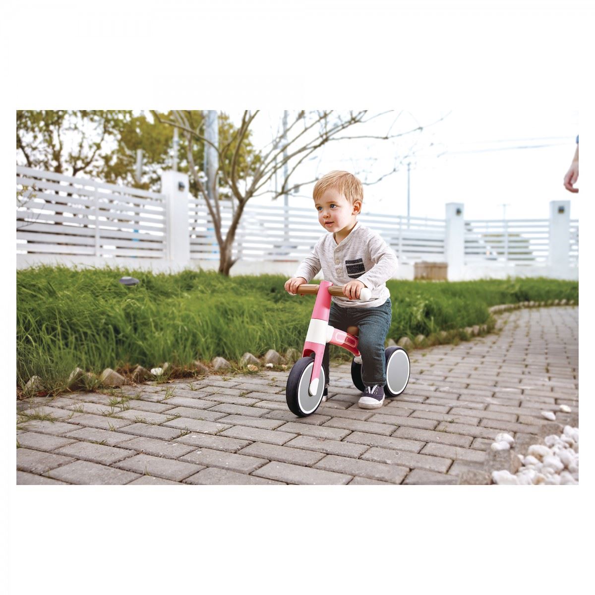 Hape First Ride Balance Bike Pink