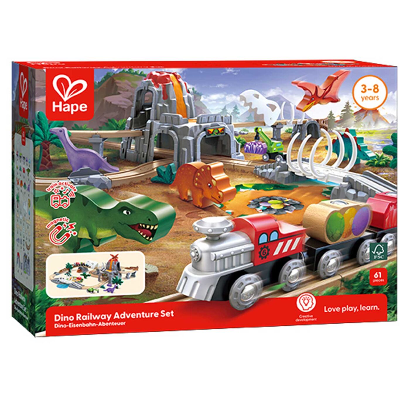 Hape Dinosaur Railway Adventure Set