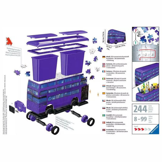 Harry Potter Knight Bus 3D Puzzle, 216pc