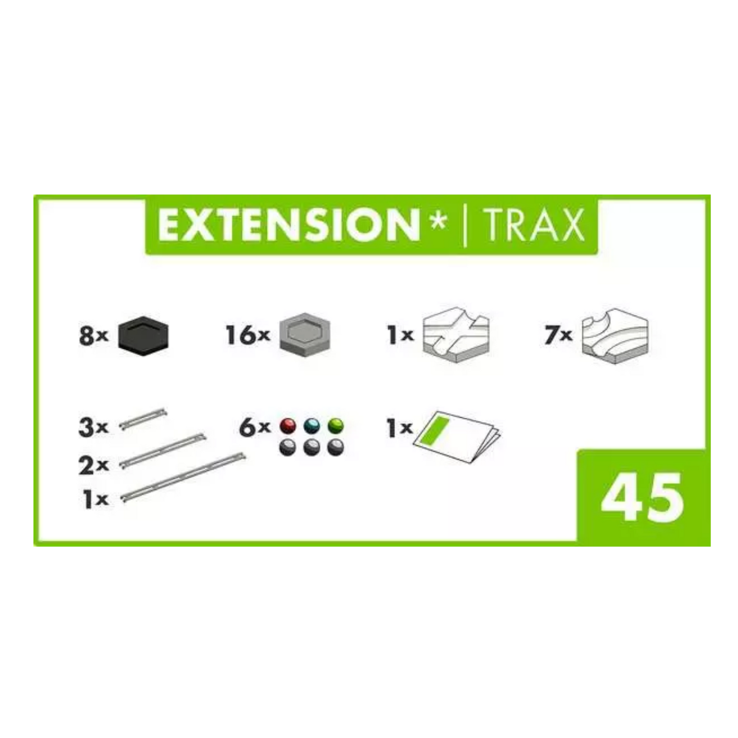GraviTrax Extension Trax pack - Marble run accessories