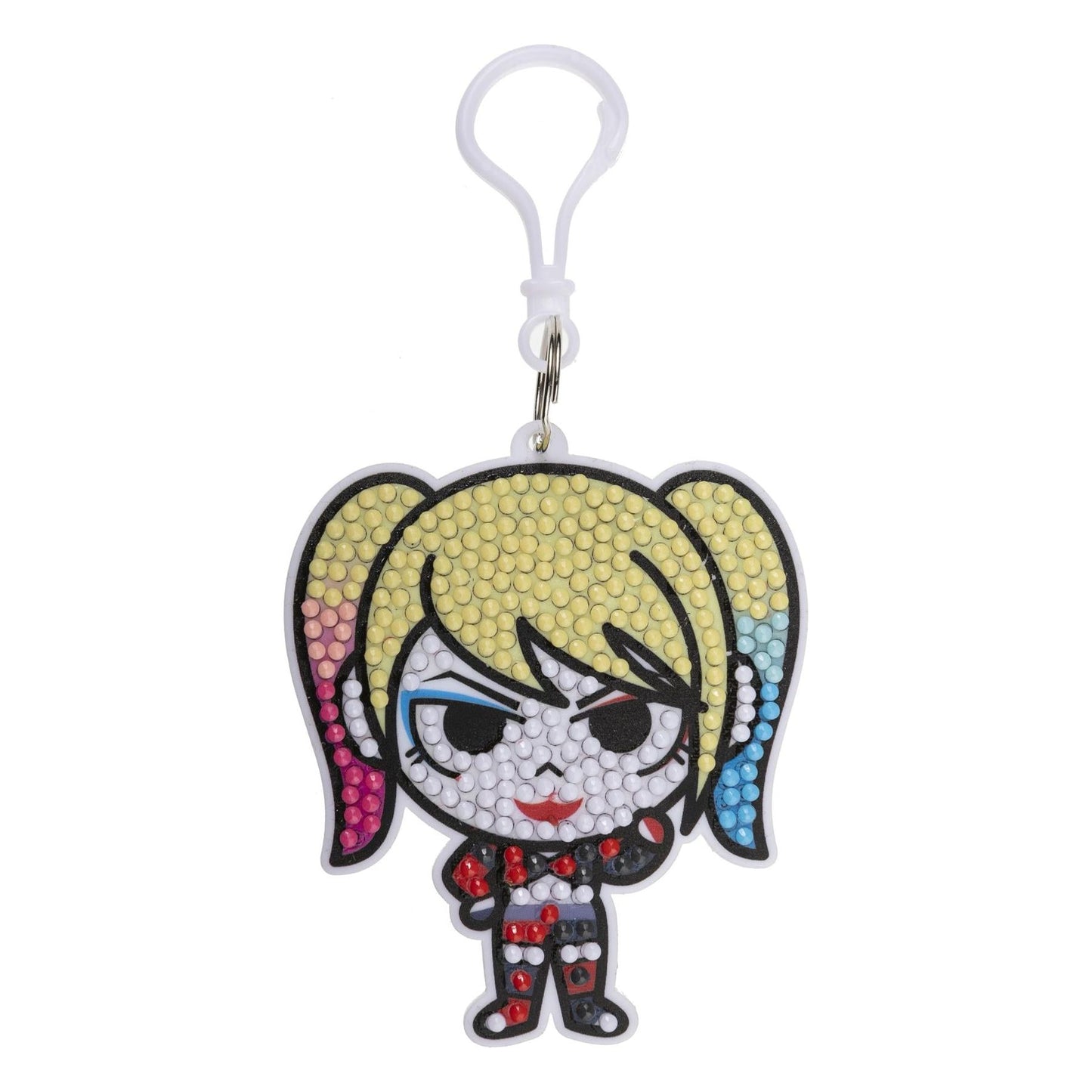 DC Harley Quinn Crystal Art Backpack Charm Kit