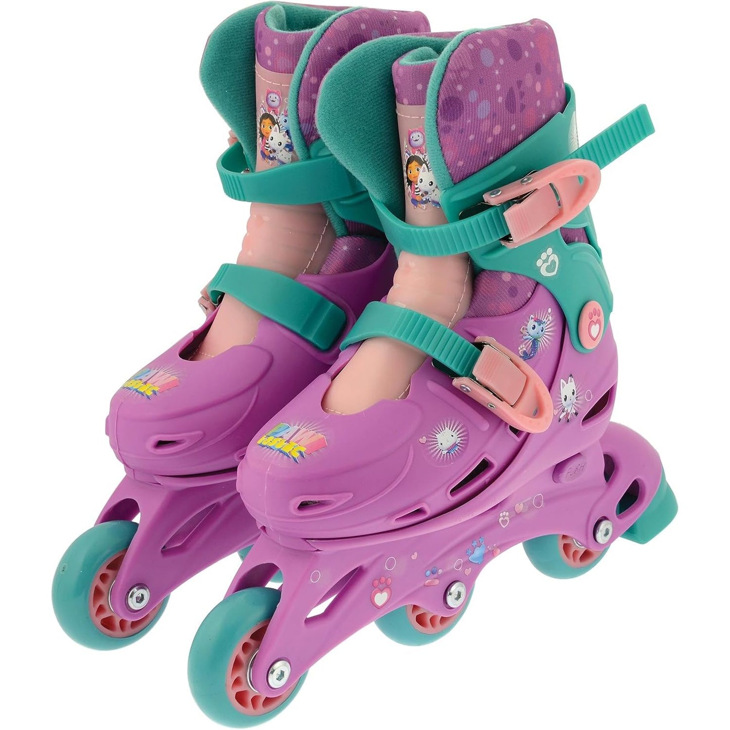 Gabby's Dollhouse 2-in-1 Convertible Skates: Tri to In-Line