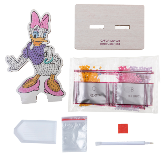Disney Daisy Duck Crystal Art Buddies