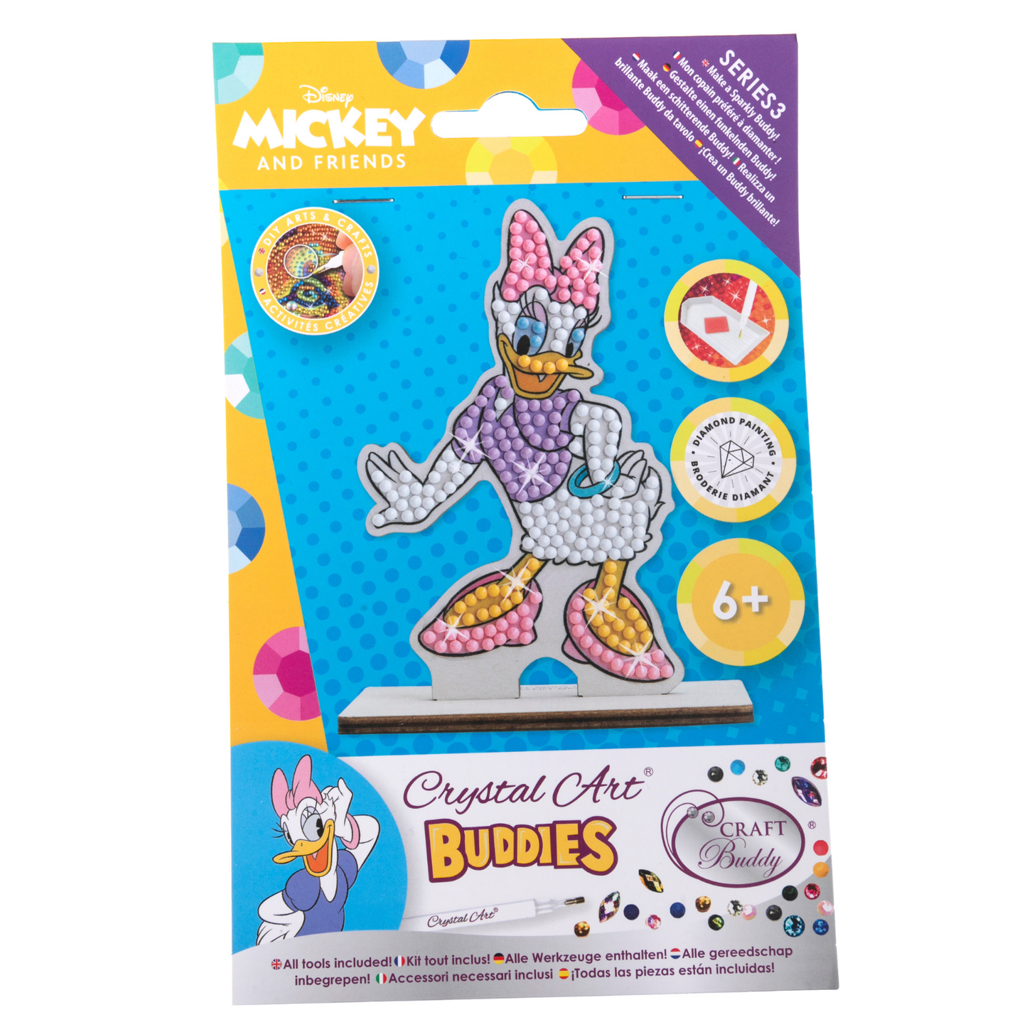 Disney Daisy Duck Crystal Art Buddies
