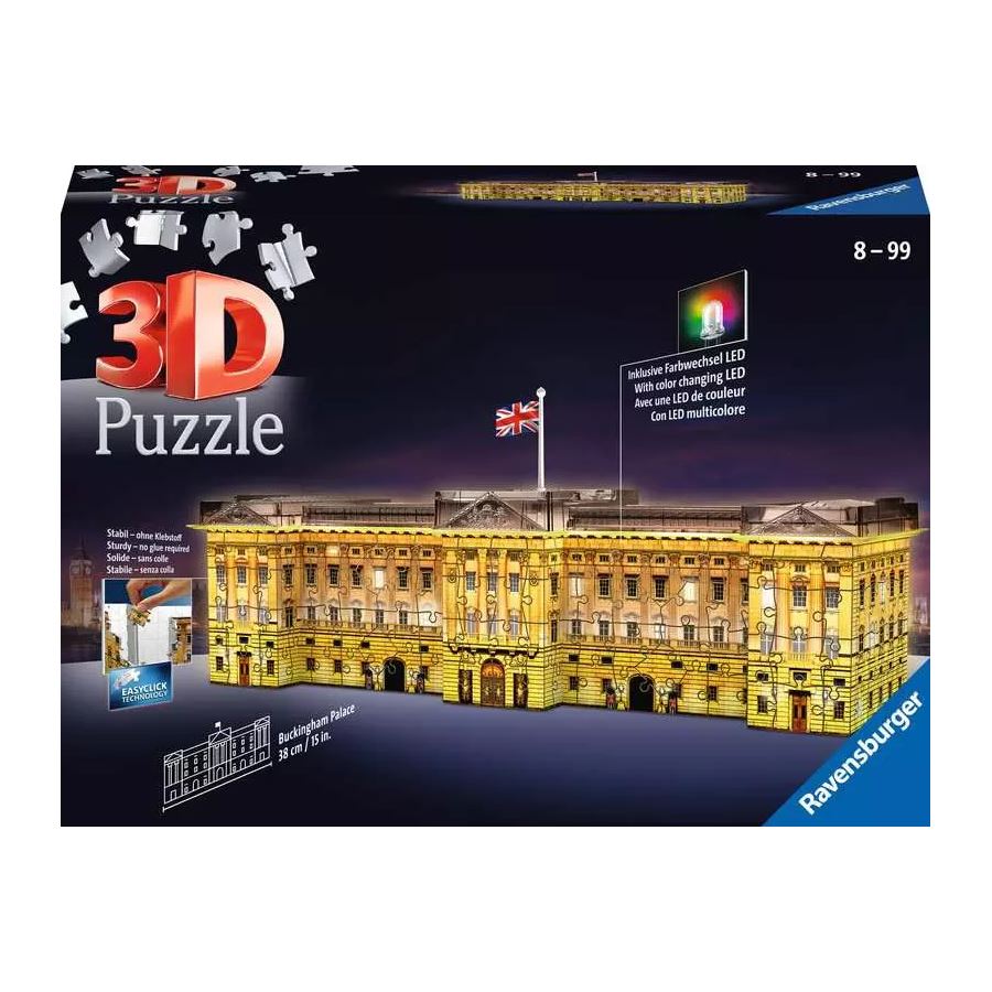 Buckingham Palace Light Up 3D Puzzle 216pc