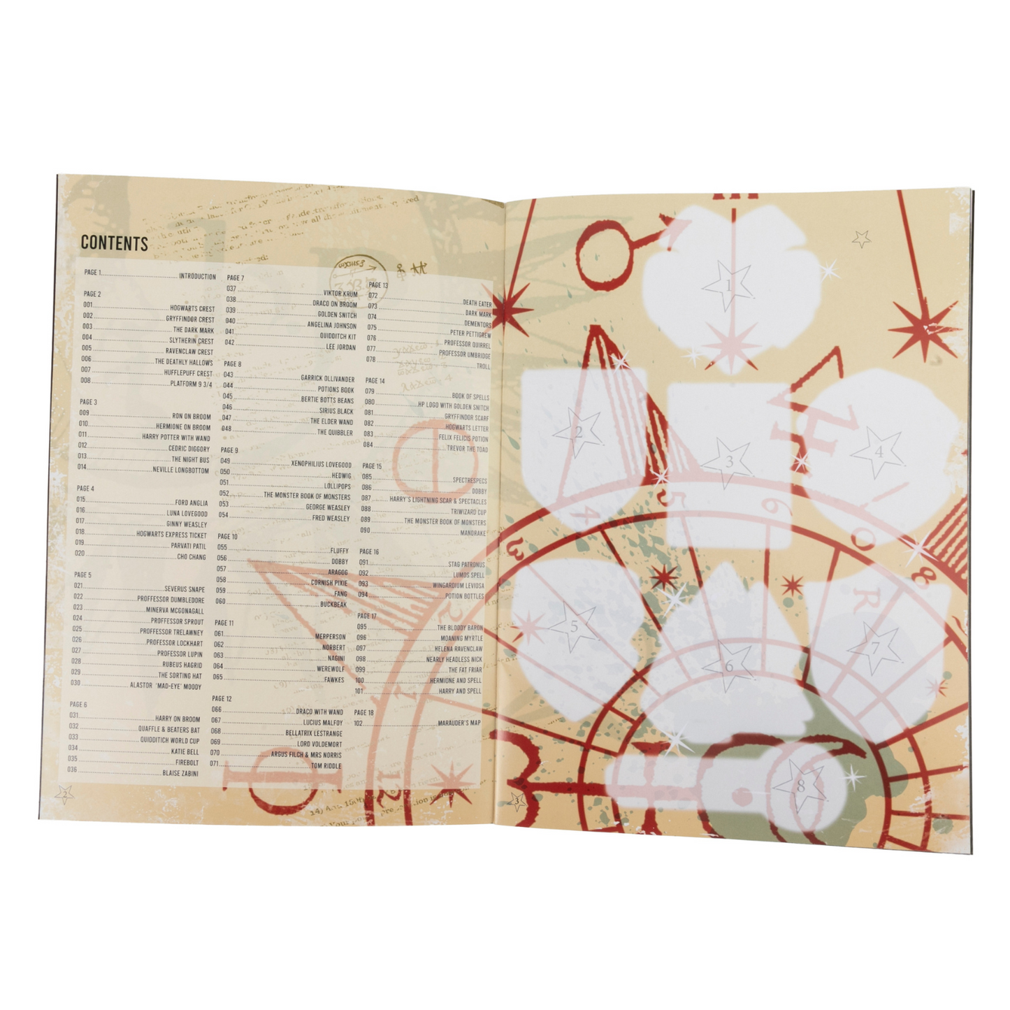 Harry Potter Crystal Art Sticker Album