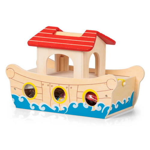 Wooden Noah's Ark Playset