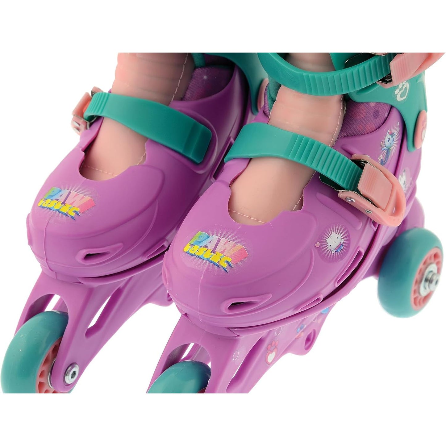 Gabby's Dollhouse 2-in-1 Convertible Skates: Tri to In-Line