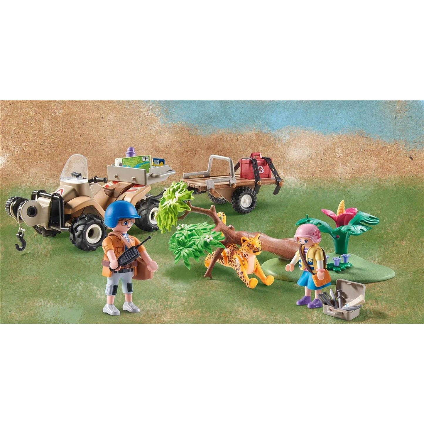 Playmobil 71011 Wiltopia Animal Rescue Quad with Trailer
