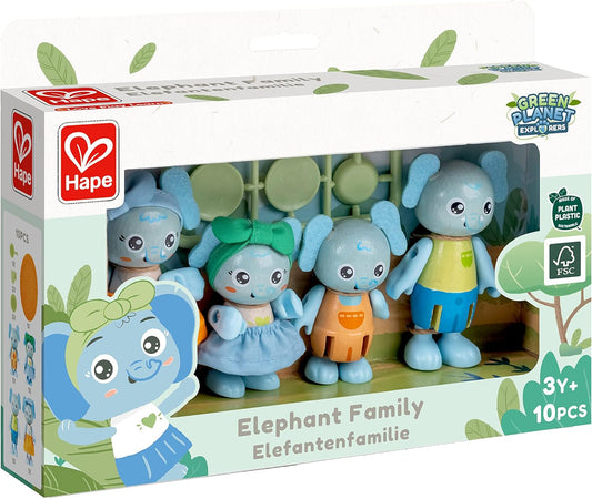 Hape Green Planet Explorers Elephant Family
