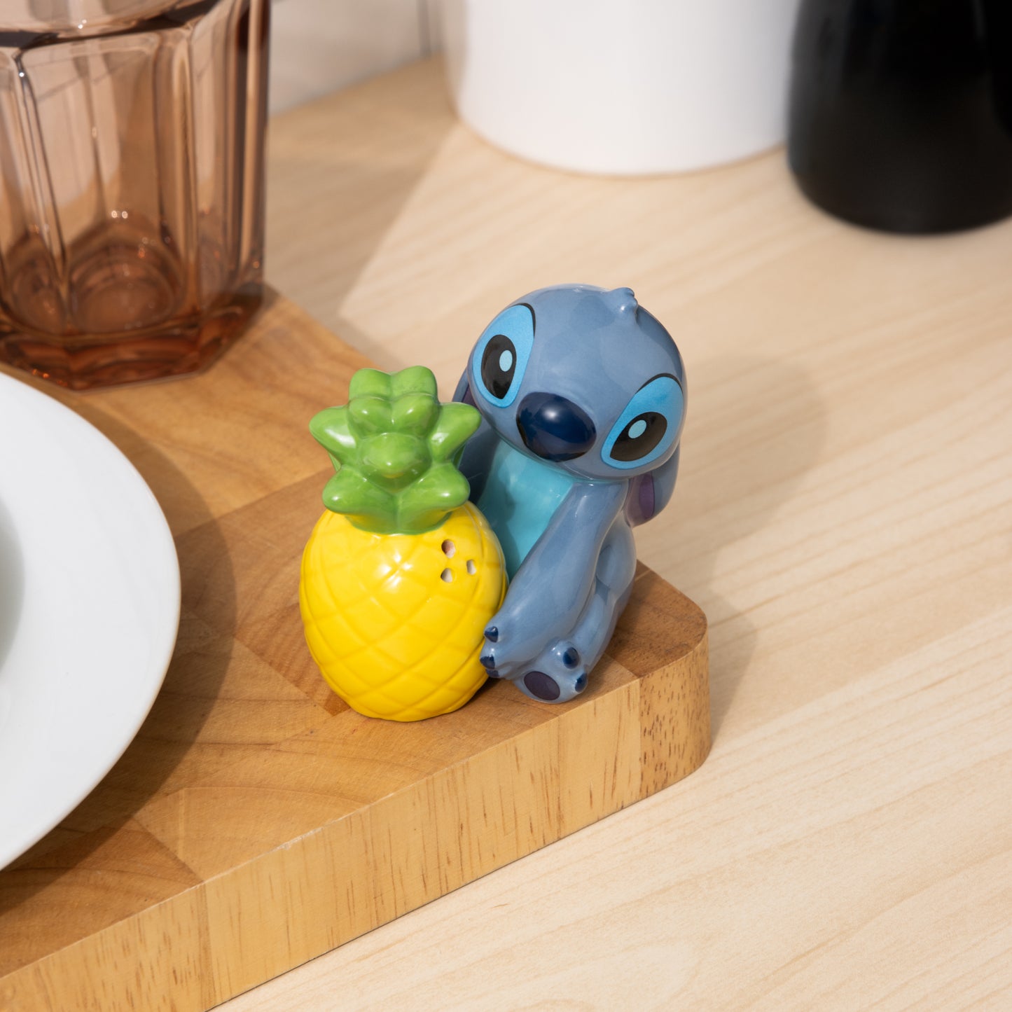 Disney Lilo and Stitch and Pineapple Salt and Pepper Shakers