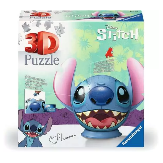Ravensburger 3D Puzzle Character Disney Stitch -72 Pieces