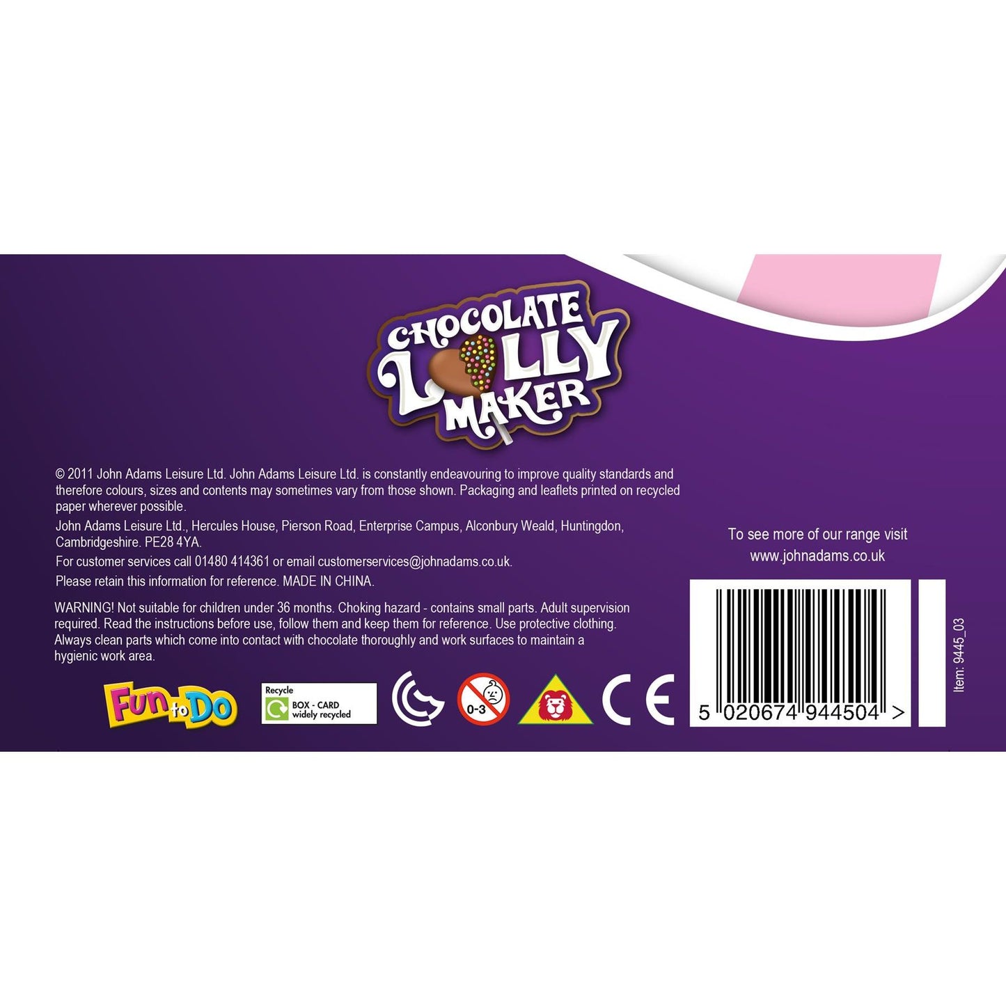 Chocolate Lolly Maker - chocolate not included
