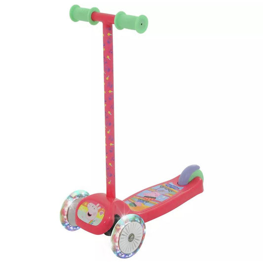 Peppa Pig Tilt N Turn Scooter with LED Lights