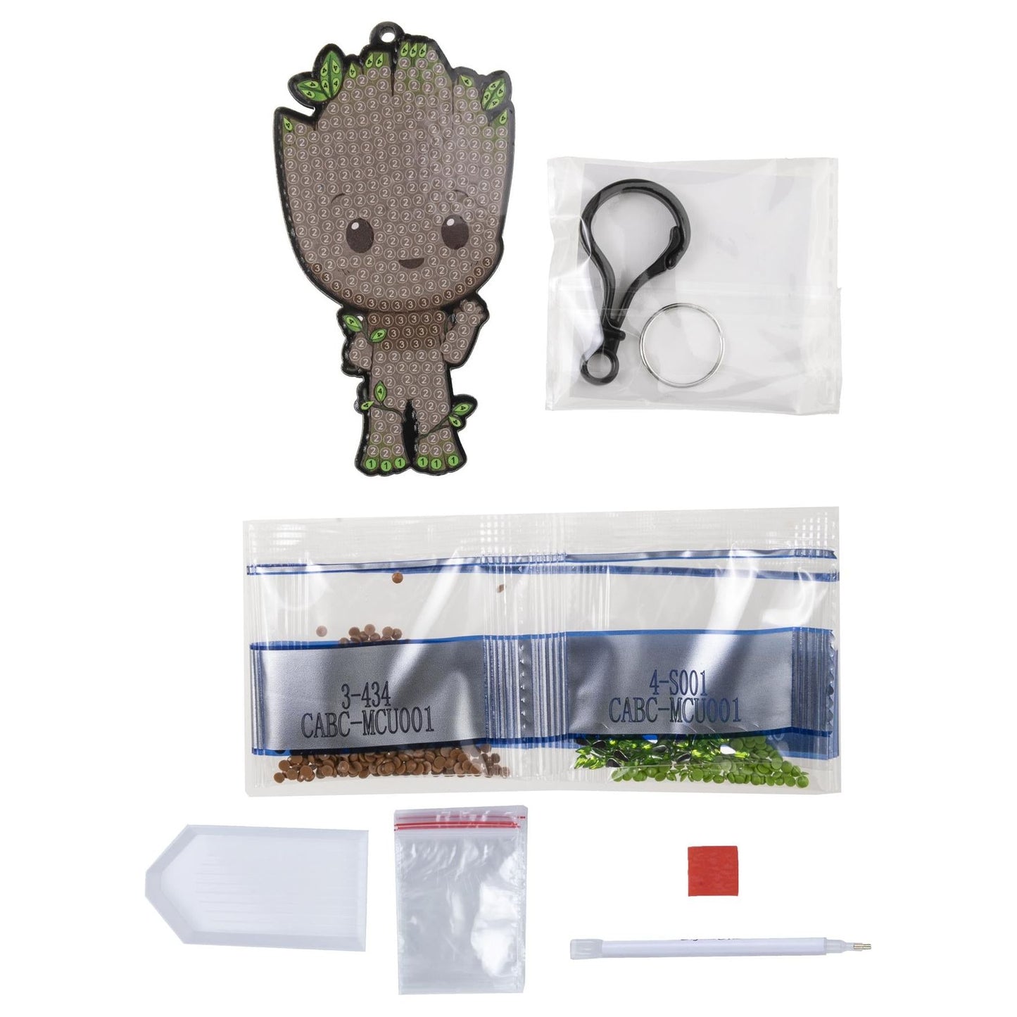 Marvel Groot Crystal Art Backpack Charm Kit