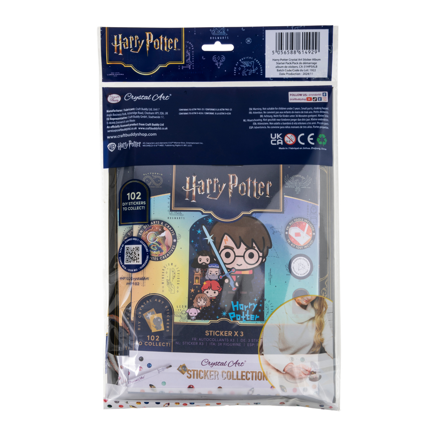 Harry Potter Crystal Art Sticker Album