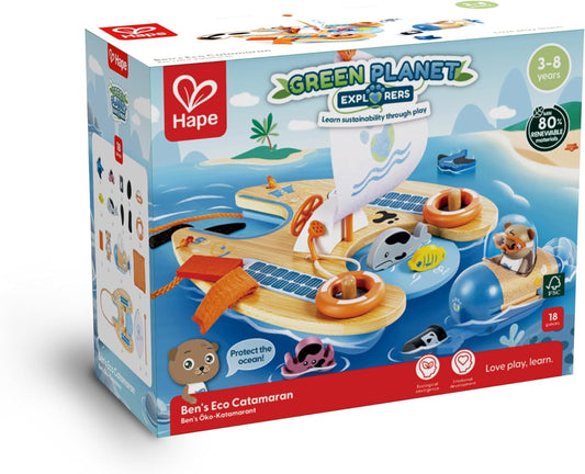 Hape Green Planet Explorers Ben’s Eco Catamaran