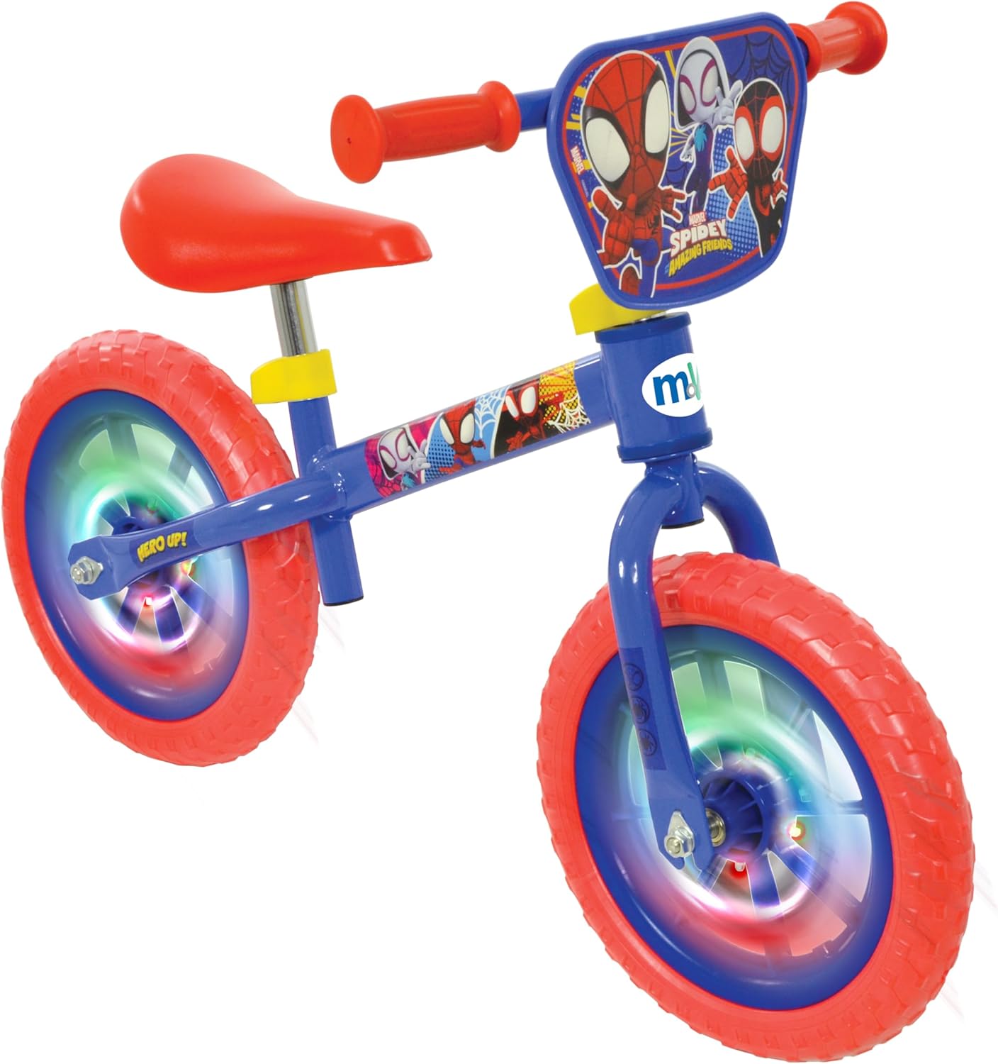 Disney Spidey & His Amazing Friends 12" Balance Bike with Light Up Wheels