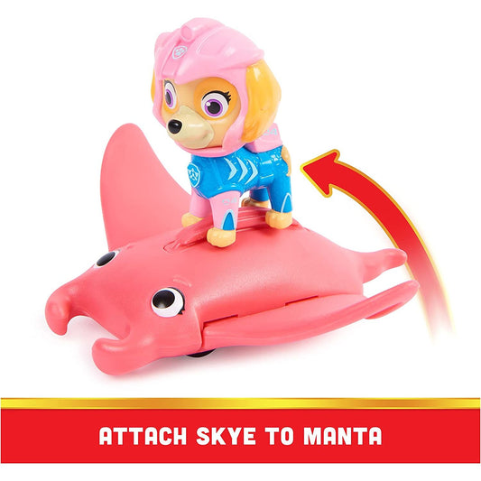 Paw Patrol Aqua Pups Skye and Manta Ray Action Figures Set