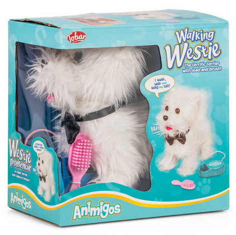 Kids Tobar Walking Westie Pretend Puppy Dog Toy Gift