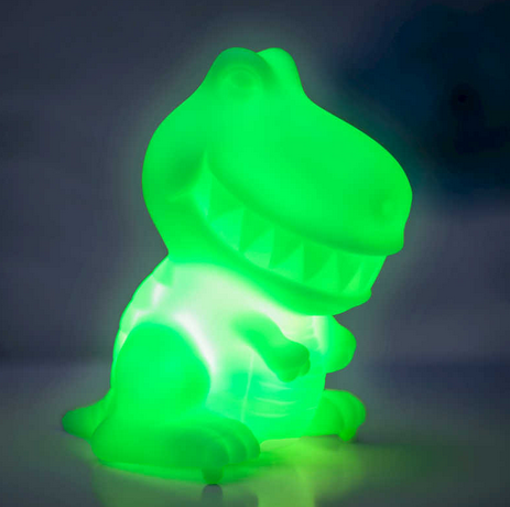 Colorful Dino Night Lights 3 Pack Lamp Kids Bedroom Xmas Decor