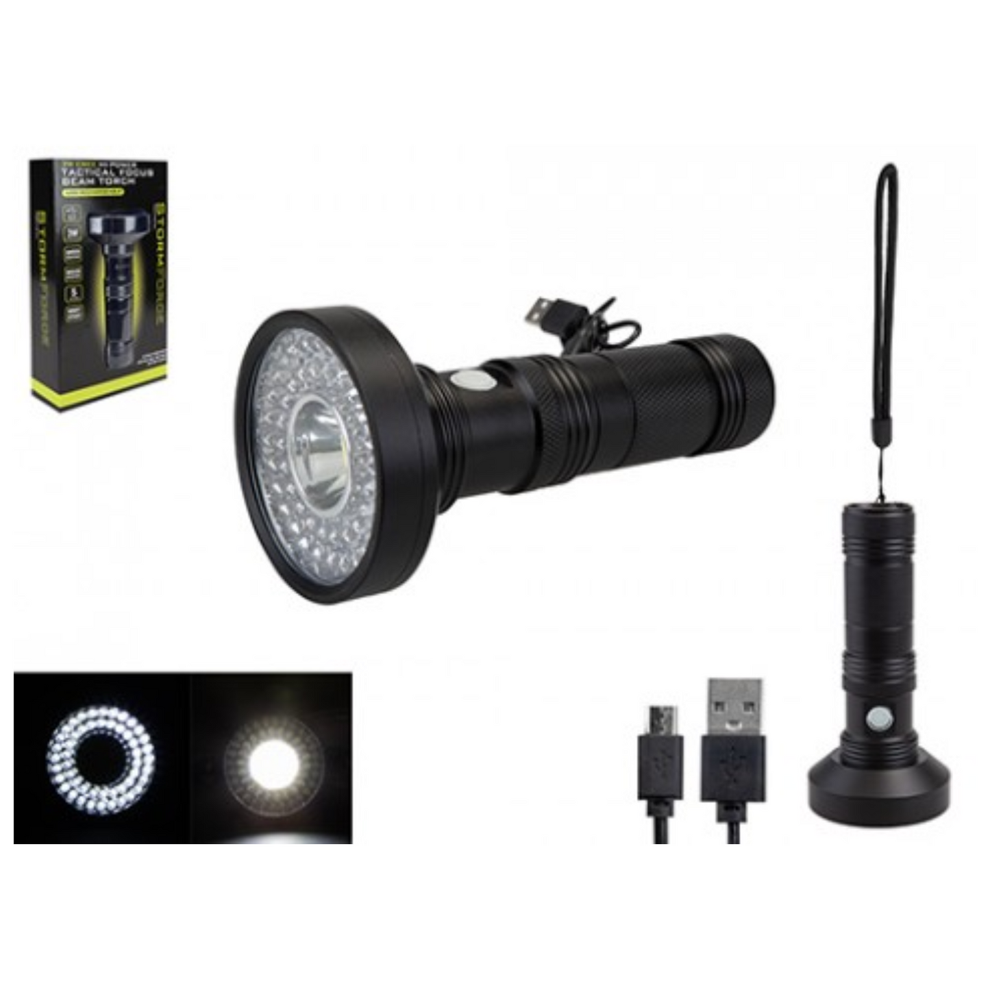 Summit Storm Force Rechargeable 3W Cree Tactical Light