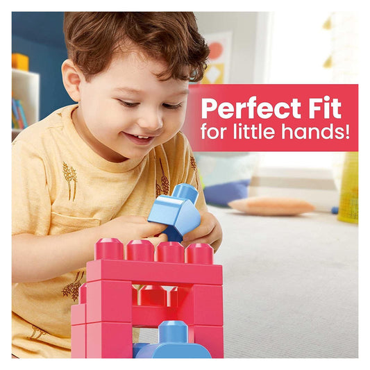 Mega Blocks Big Buildng Bag 60pcs Pink
