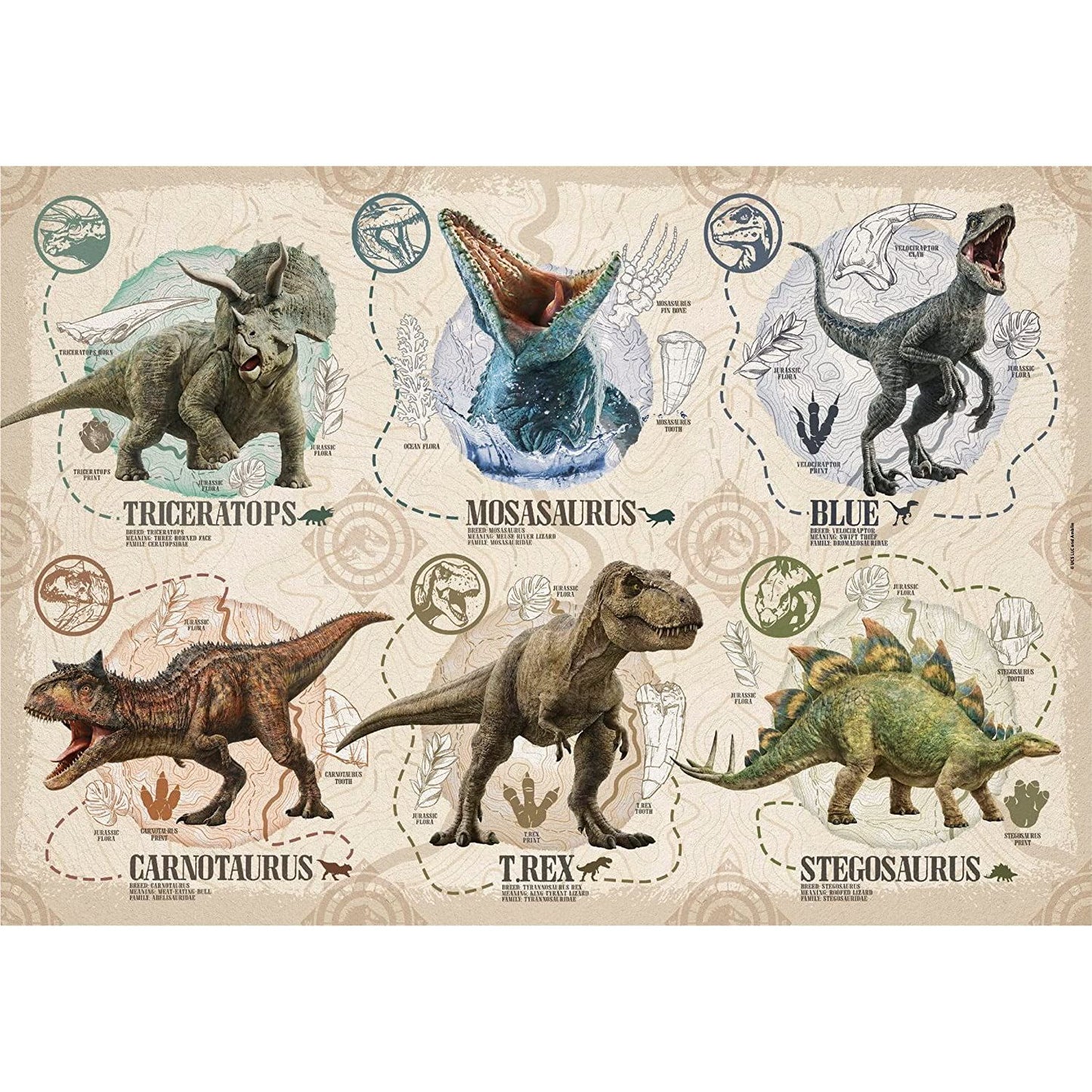 Jurassic World Jigsaw Puzzle 104 Pieces