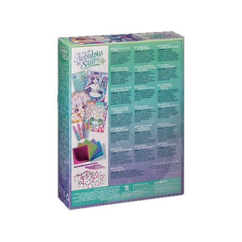 Nebulous Stars Glitter & Foil Art