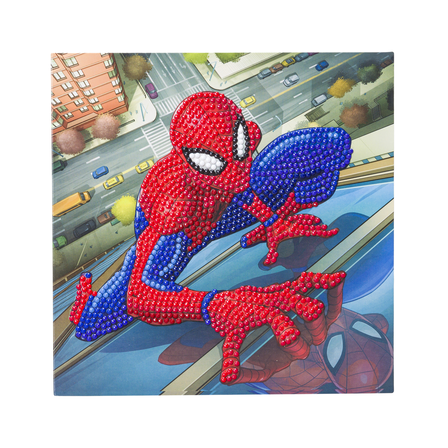 Marvel Spiderman 18x18cm Crystal Art Card