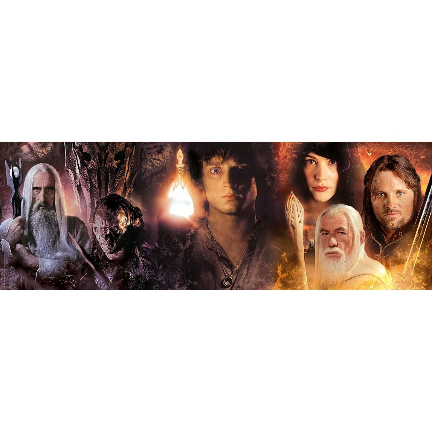 Lord of the Rings Panorama Jigsaw Puzzle 1000 Pieces