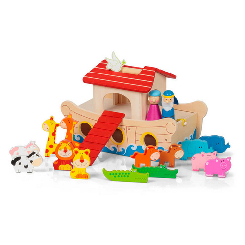 Wooden Noah's Ark Playset