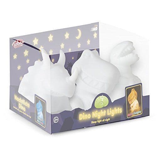 Colorful Dino Night Lights 3 Pack Lamp Kids Bedroom Xmas Decor