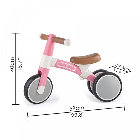 Hape First Ride Balance Bike Pink