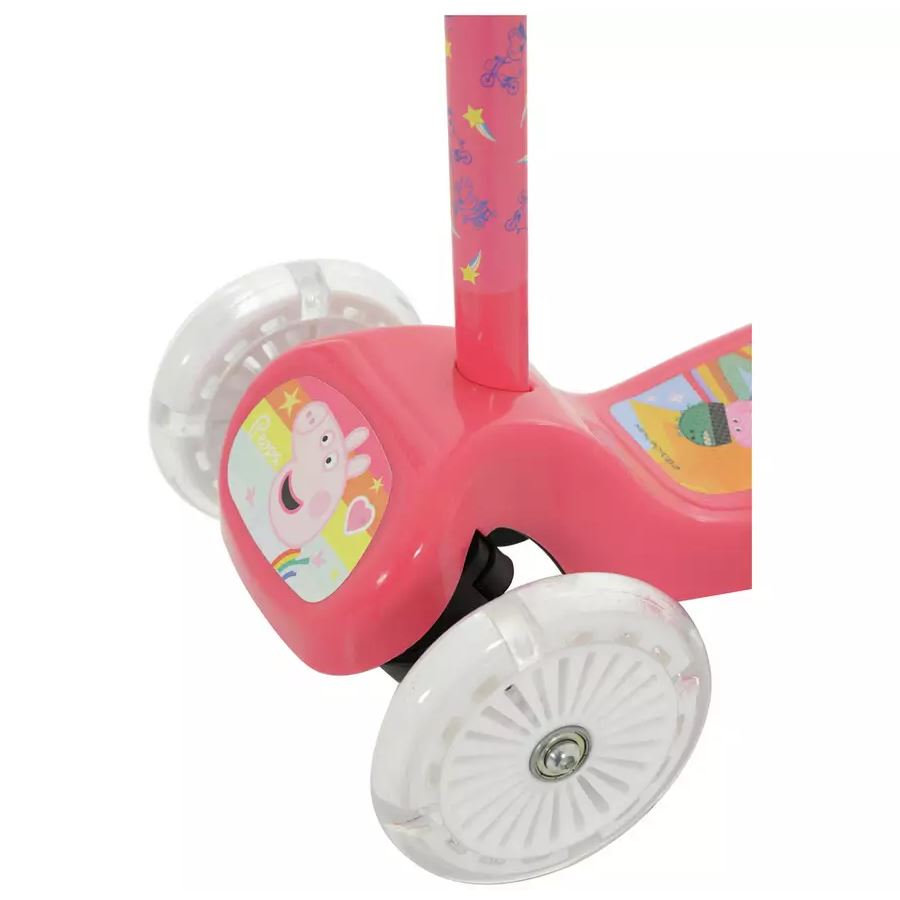 Peppa Pig Tilt N Turn Scooter with LED Lights