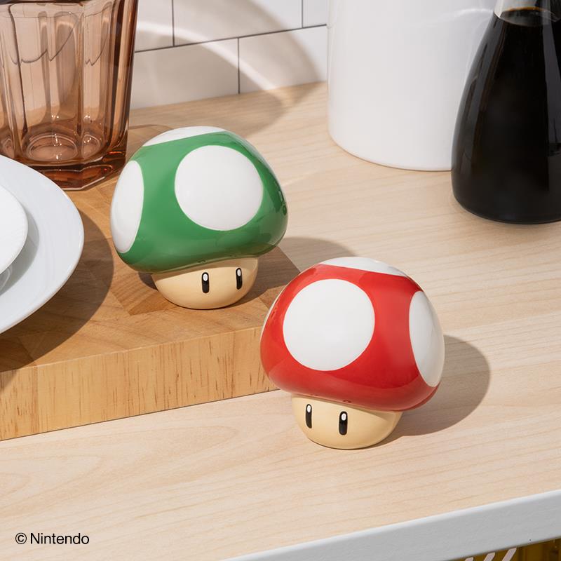 Super Mario Bros Mushroom Salt and Pepper