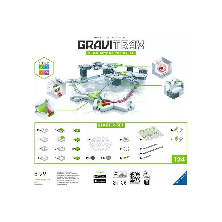 GraviTrax Starter Set - Marble run for kids and adults