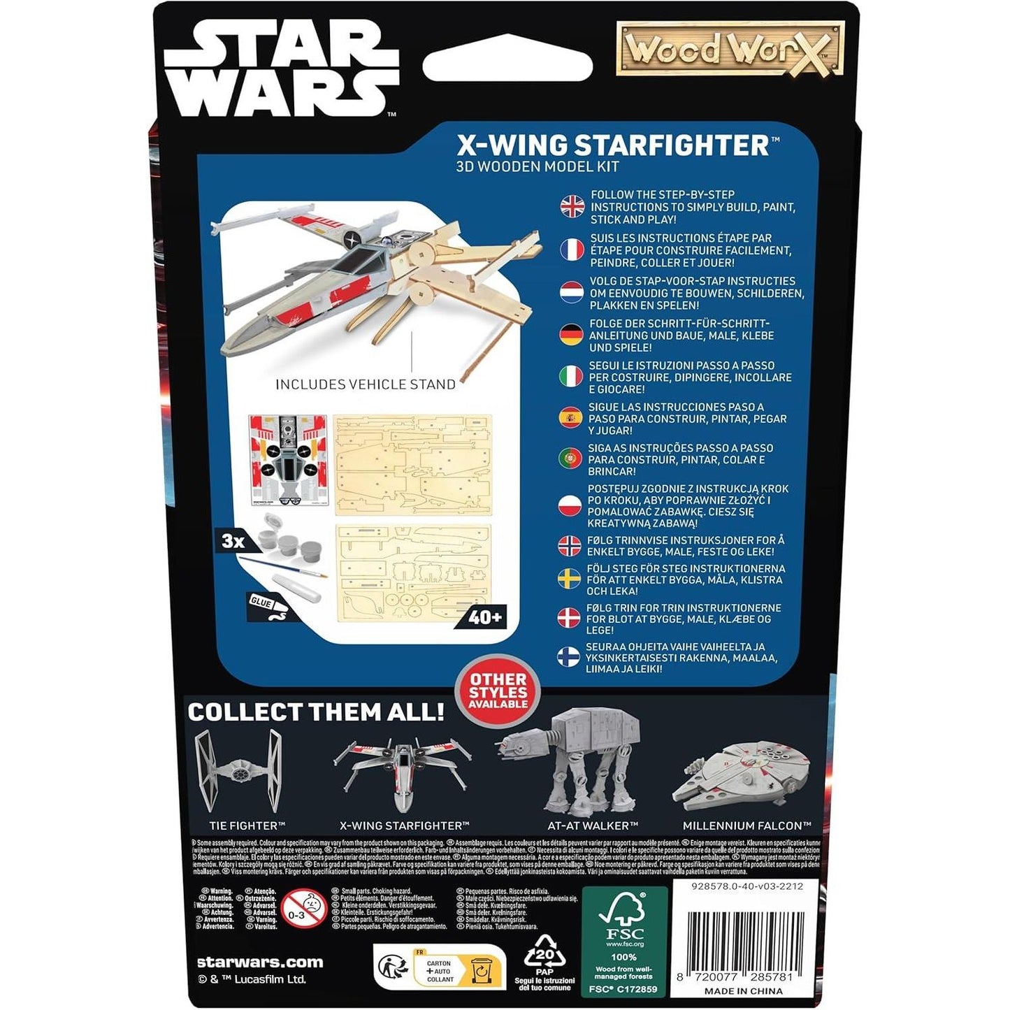 Star Wars Wood WorX - X-Wing Star Fighter