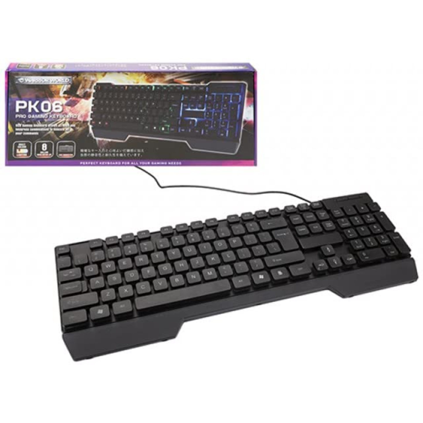 Warrior World Pro Gaming Keyboard
