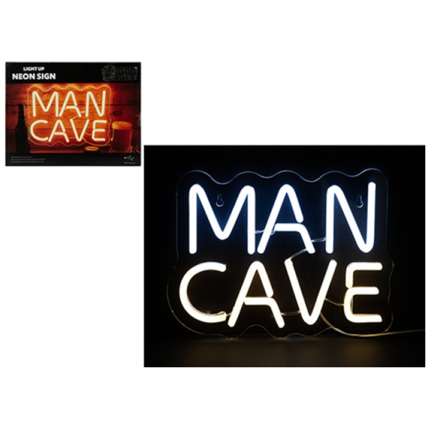 Neon Man Cave Sign