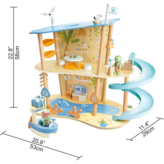 Hape Green Planet Explorers Ocean Rescue Playset 48 parts