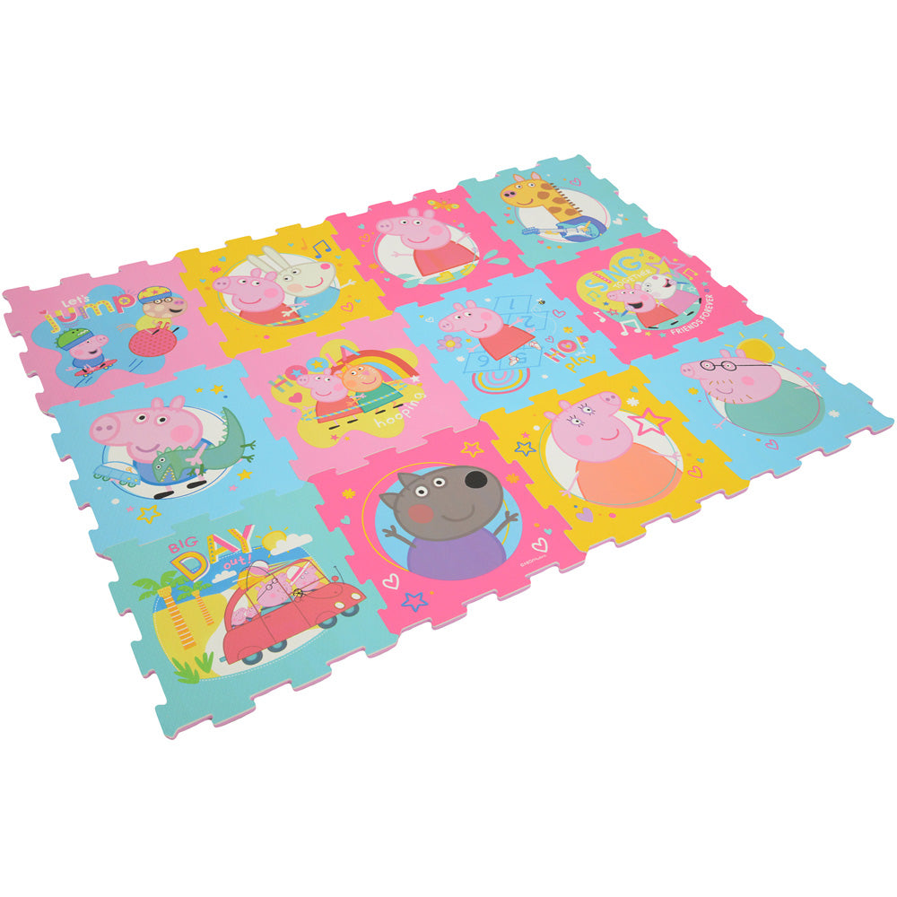 Peppa Pig Foam Play Mat Soft Tiles 12 Pieces