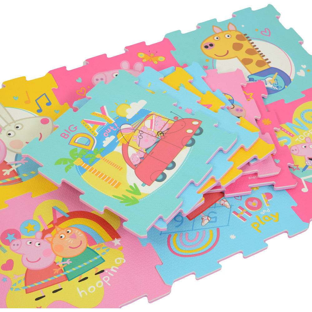 Peppa Pig Foam Play Mat Soft Tiles 12 Pieces