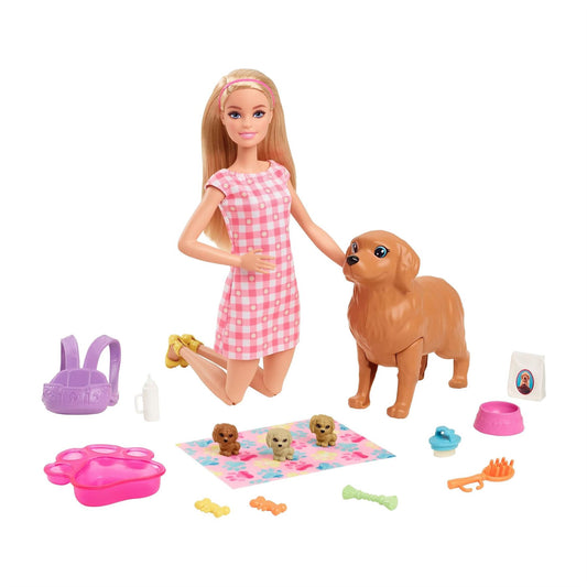 Barbie Newborn Pups Playset