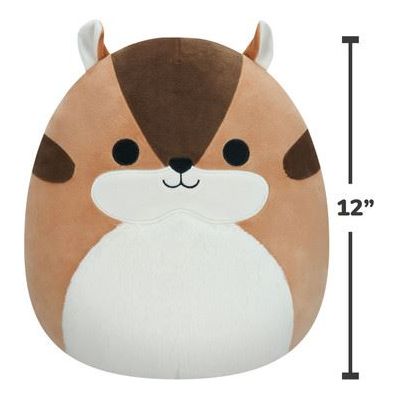 Original Squishmallows 12" Melzie the Brown Chipmunk Plush