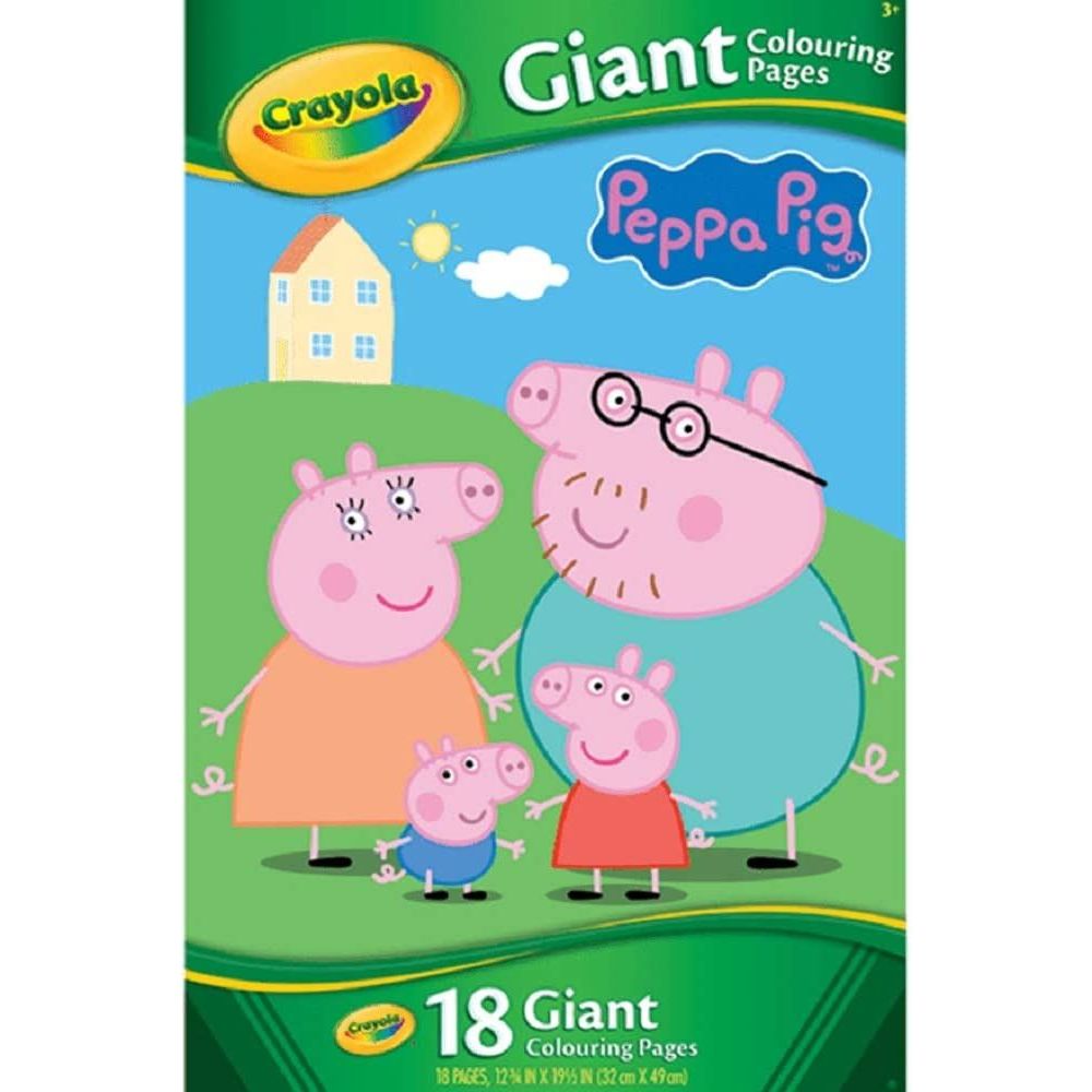 Peppa Pig Giant Colouring Pages